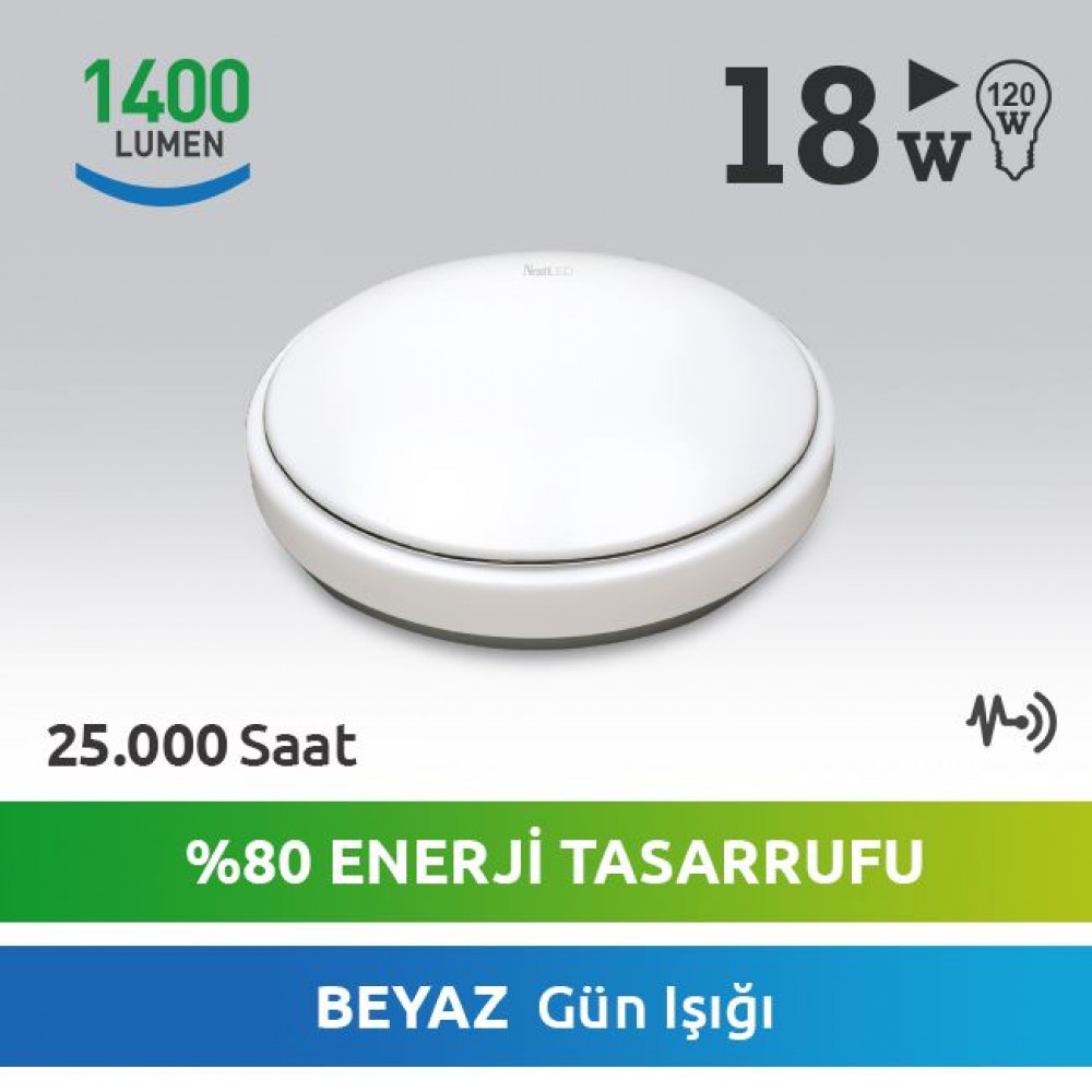 18w ledli sensörlü armatür - 